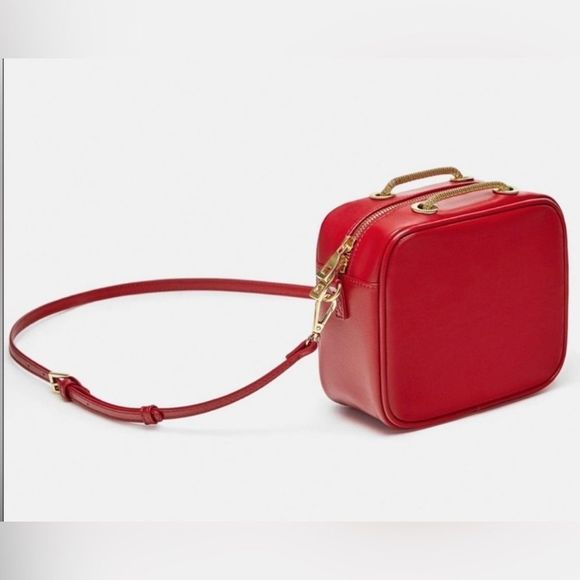 Zara Bags Zara Crossbody Red Bag Poshmark